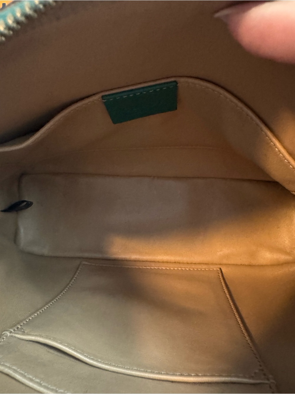 Gucci Ophidia Dome Crossbody Bag- Green Python Leather - Picture 9 of 13